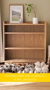 Kệ mở rộng tủ giày dép tủ quần áo tủ bếp phòng tắm tiết kiệm diện tích có thể điều chỉnh chiều dài