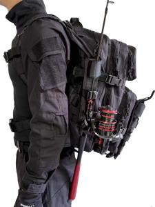 กระเป๋าคาดเอวสำหรับใส่ดาบแบบยุทธวิธี สายรัดแบบมีโล่สำหรับไฟฉาย ด้ามมีด ด้ามมีดสำหรับทหารในภูเขา สายรัดสำหรับจับคู่