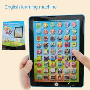 Infant and young children simulation tablet computer early education learning machine Chinese and English bilingual point reading story machine