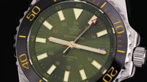 ADDIESDIVE Mens Watch 200m Water Resistance Ceramic Bezel Sapphire Glass BGW9 Super Luminous Automatic Stainless Steel Watch
