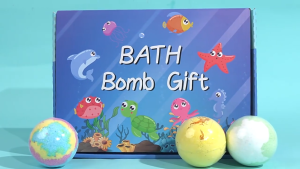 Toy-packed childrens bubble bath ball 12 Bath Bombs may laman na Toys Organic at Antibacterial