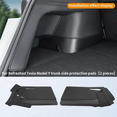 For Suitable 2025 new Tesla Model Y trunk side protective pads tailstock interior modification accessories -2pc