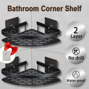 Wall Hanging Bathroom Shelf Triangle Storage Organizer Shampoo Rack Shower Shelf Bathroom Accessories No-drill Mounting Shelves