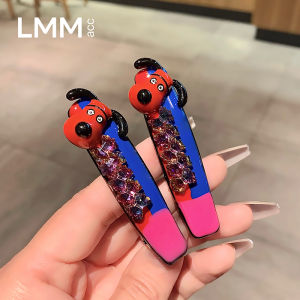Cute Doggie Hair Clip Duckbill Clip Womens Fashionable Side Bangs Clip Versatile Hair Card Spring 2025 New Fresh Outfit
