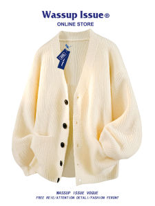 Áo Cardigan Knit V-Neck Phong Cách Bình Dân