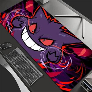 Bandai | Large Mouse Pad Gamer Keyboard Mousepad Pc Computer Desk Mat Gaming Pad Mouse Mats E-sports Players P-Pokemons G-Gengar 900x400
