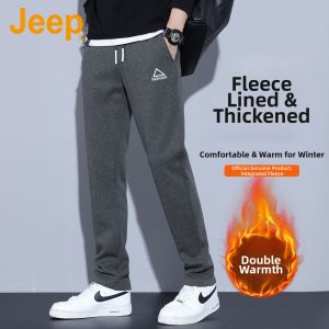Jeep | Warm Fleece Thicker Autumn Winter Casual Pants