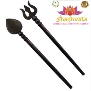 Shashvata authentic (Original) Karungali Sulam/Vel (Black Ebony Wood Soolam/Vel) + Free Gift 🎁