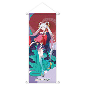 VIKAMA Anime Girl Cuộn Thảm Nhân Vật Dễ Thương Treo Tường Cho Phòng Ngủ Phòng Khách Trang Trí Nhà Polyester Không Dệt Chống Thấm Nước