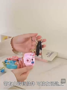 Keychain Children Mini Projection Camera Keychain Cartoon Slide Toy Gift