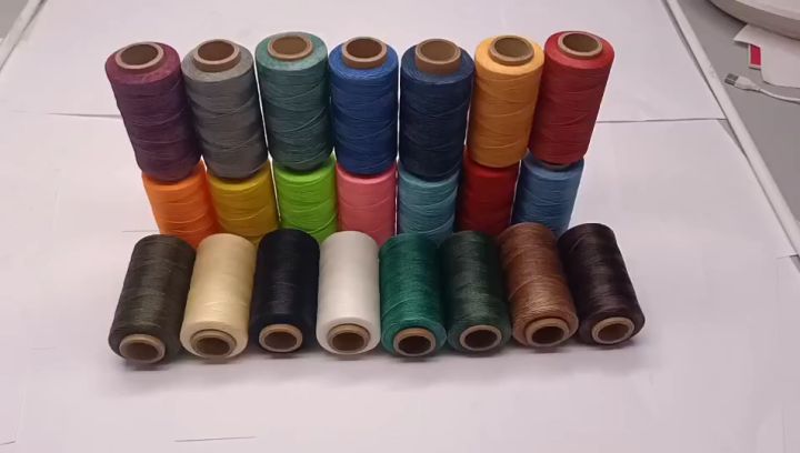 4PCS Waxed Thread Bracelet Weaving High -strength Sewing Thread Waxed Linen Thread for DIY Handicraft Tools 0.8mmx30m