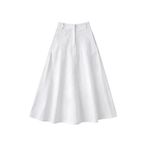 PIAOYA | Black High-waist A-line Skirt