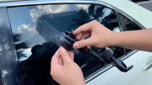 HEXMA ที่วางโทรศัพท์ในรถยนต์ ที่วางโทรศัพท์แบบดูดถ้วย ที่วาง GPS แบบปรับได้หลายมุมสำหรับโทรศัพท์มือถือ 4.7-7.0 นิ้ว