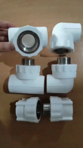 BUY 1 GET 1 Ecopipe PPR fittings male female elbow male female coupling male female tee 1/2