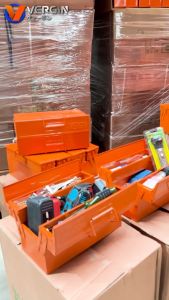 VERGIN กล่องเก็บเครื่องมือ กล่องเก็บอุปกรณ์ 2 ชั้น ขนาด 14 นิ้ว 💥 ส่งเร็ว ตรงปก 💯🔥🏆