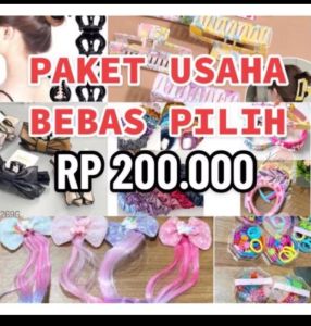 Paket Usaha Aksesoris Rambut Mix All