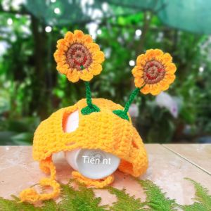 mũ nón len chó mèo  băng đô len cung hoàng đạo cho chó mèo dưới 3 - 5kg vòng đầu 26 -34cm