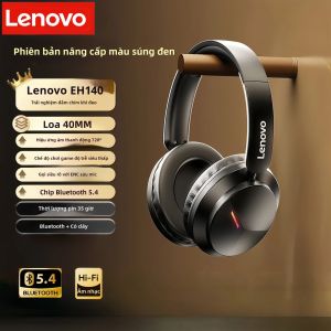 Lenovo | Tai Nghe Không Dây Bluetooth Lenovo EH140 6.0 Với Chế Độ Chơi Game Âm Trầm Sâu Độ Trễ Thấp Giảm Tiếng Ồn Điều Khiển Cảm Ứng Cho Cuộc Gọi Âm Nhạc