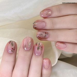 Handmade Bamboo Nail Art Stickers Traditional Chinese Style Wearing Nails New Year Handmade Craft Pure Handmade Model