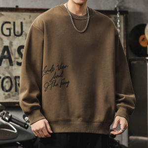 American Retro Print Loose Fleece Hoodie