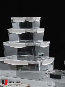 [Local Seller] Picnic Food Storage Container Sealed Airtight Box Transparent Visible Refrigerator organizer