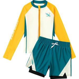YUKE | Professional Training Separated Long Sleeve Boys Swimsuit