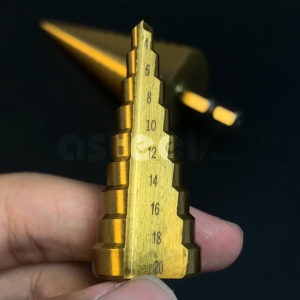 Mata Bor 4 - 32 STEP DRILL Dril Mata Bor Pagoda Besi Kerucut Cone Drill Hole Saw Multifungsi