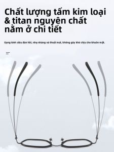 BEIYOU | Gọng Kính Chống Ánh Sáng Xanh UV Đổi Màu Cho Nam Mặt Lớn Siêu Nhẹ Titanium Sạch