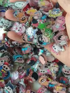 Bandai | 50pcs/set Cartoon Crayon Shin-chan Resin DIY Accessories Cute Image Laminating Acrylic Cream Glue Phone Case Refrigerator Patch