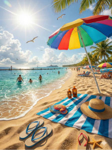 Huacan New Arrivals Diamond Painting Island Sunset Beach Diamond Mosaic Landscape Complete Kit Handmade Gift