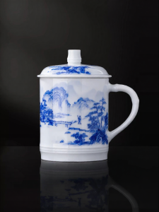 JINGDEZHEN | High-end Underglaze Hand-painted Ceramic Office Cup