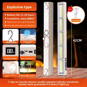 SUIYI | Magnetic Charging LED Light for Outdoor Camping Emergencies Long Battery Life