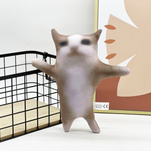 28cm Happy Cat Plush Stuffed Animal Cat 11.8inch Cute Cat Plush Interactive Cat Plush Stuffed Animal Happy Cat Kids Toys