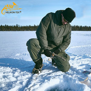 Helikon L7 Ultra Lightweight High Warmth Outdoor Climbing Skiing Exploration Tactical Cold Proof Cotton Jacket Mens Winter Outdoor Clothing