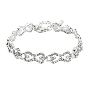 The Vampire Diaries Klaus Caroline Forbes Bracelet Rhinestone Crystal Bow Shine Gift For Gril Fashion Jewelry Free Shipping