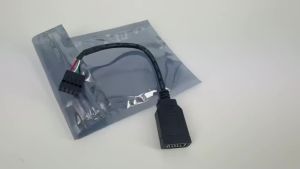 USB 2.0 9 PIN to Type E Cable Connector Motherboard Internal 9PIN to Type KEY A to USB AM PC Case Front Panel