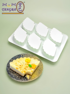 Tangba Chinese Style Mooncake Mold Silicone Baking Tool for Portable Outdoor Use Customizable Non-Stick Cooking Utensil