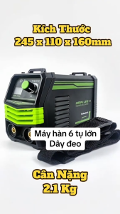 Máy Hàn Điện Tử Mini SANPU LINE MMA-250IGBT Hàn Que 1.6-3.2mm Công suất 3KV x 220V Lõi Đồng INVERTER
