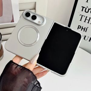 Ốp Điện Thoại Mạ Kim Loại Mỏng Chống Sốc Sạc Không Dây Từ Tính Magsafe Dành Cho iPhone Fold Duo Tương Thích Với iPhone