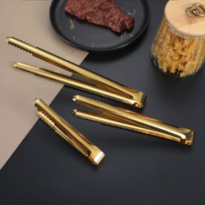 ที่คีบน้ำแข็ง สแตนเลสแท้304 มี 2สี 3ขนาดให้เลือก ที่คีบอาหาร ที่ตีบสแตนเลส