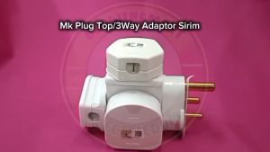 3Pin Plug Top MK 654 13A (SIRIM Approved)(White) 250V