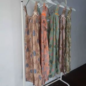etnik fashion batik HAP daster L yukensi u can see tanpa lengan rayon premium kekinian pita daun