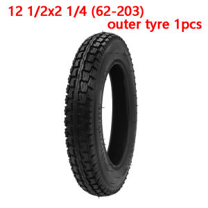 12 1/2 X 2 1/4 62-203 Tyre and Inner Tube Fits Electric 3-Wheeled Car E-Bike Inch Bike Folging Scooter Wheel Tire