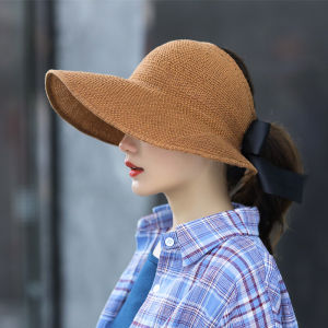 Mũ Lưỡi Trai Chống Nắng Đi Biển Mùa Hè Cho Nữ Mũ Rơm Phong Cách Hàn Quốc Đa Năng Chống Tia UV Mũ Đi Biển Cho Nữ