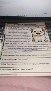 COMPREHENSIVE READING SHORT STORY (A4 SIZE LAMINATED)