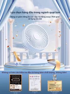 Quạt Bàn Di Động Nhỏ USB 2880 Quạt Làm Mát Máy Tính Để Bàn Cho Phòng Ký Túc Xá Sinh Viên Văn Phòng Quạt Bàn Cầm Tay ABS Có Thể Điều Chỉnh Hướng