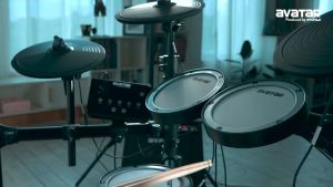 Avatar SD61-4 8-Piece Mesh Kit Electric Drum Set (5PC Drum Pad 3PC Cymbal Pad) ( SD-61-4 / SD 61 / HXW )