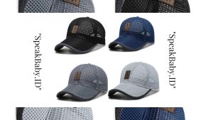 TOPI EDIKO: Topi Jaring Trucker & Topi Baseball Golf Logo