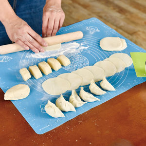 Tấm lót nhào bột nướng bánh thảm nhồi bột cán bột làm bánh silicon chống dính