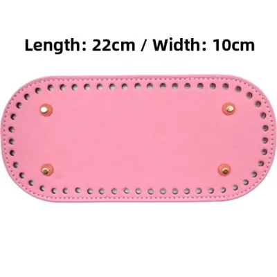 DIY Handwoven Leather Bag Base Hook Needle and Yarn Material Kit for Cat Ear Handbag Bottoming by Wei Wei Wool